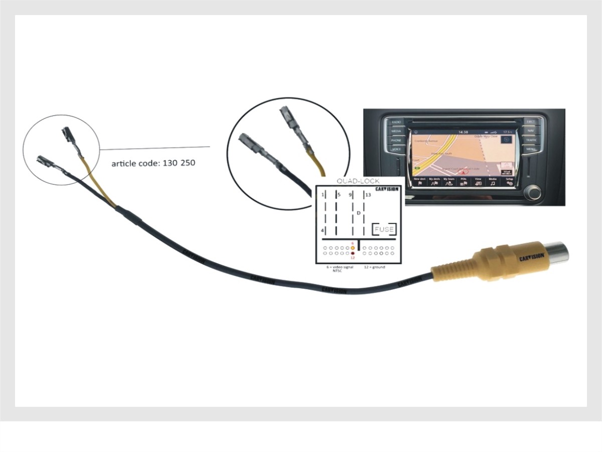 VW RCA camera input