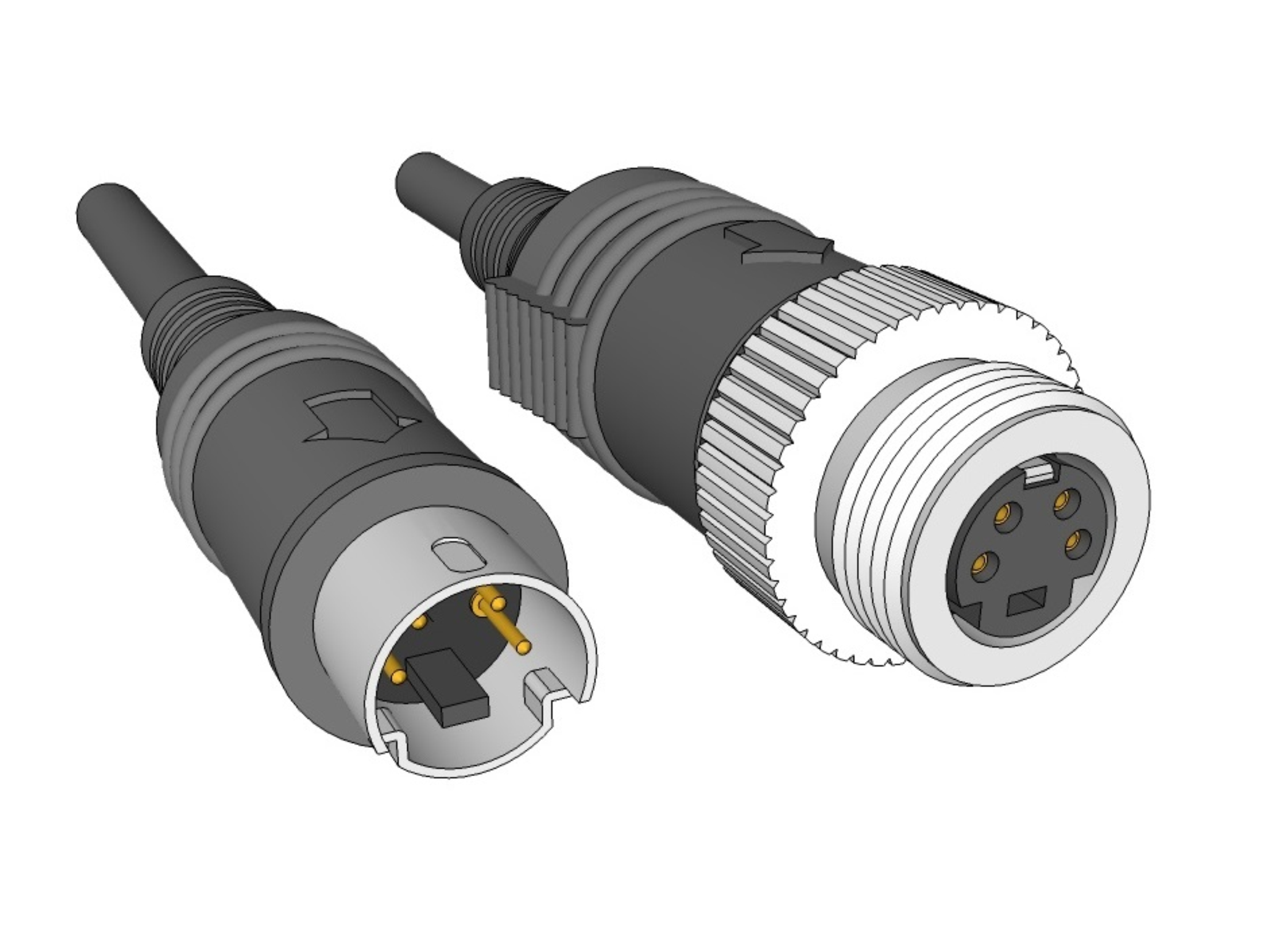 4P mini DIN