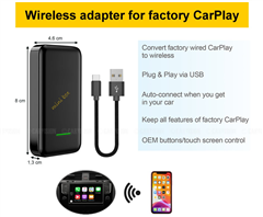 Draadloos CarPlay adapter